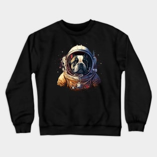 French Bulldog Astronaut Crewneck Sweatshirt